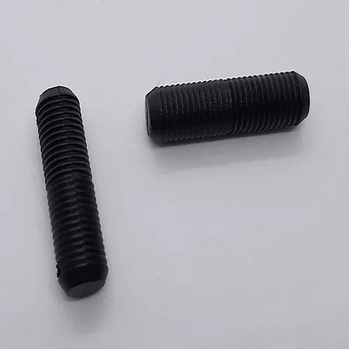 Cavilha Plastica Estriada 8 X 30 Mm Preta (Kit Com 1.000 Un)