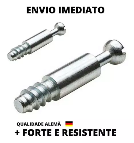 Parafuso Rastex Hettich Du 243 32 Mm Rosca Soberba Zinco Branco (Kit C/ 500)