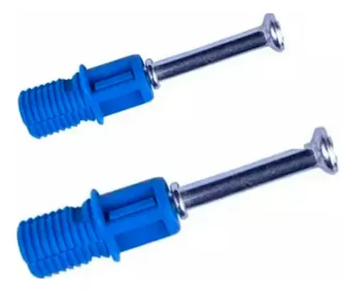 Parafuso Rastex Rapid Hettich Du 324 (Padrão 24mm) Para Furo 8 Mm Azul (Kit Com 200 Un) Parafuso Rastex Rapid Hettich Du 324 (Padrão 24mm) Para Furo 8 Mm Azul (Kit Com 200 Un)