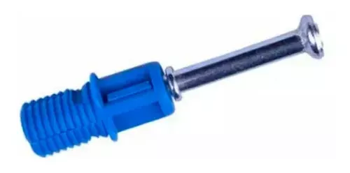 Parafuso Rastex Rapid Hettich Du 324 (Padrão 24mm) Para Furo 8 Mm Azul (Kit Com 200 Un) Parafuso Rastex Rapid Hettich Du 324 (Padrão 24mm) Para Furo 8 Mm Azul (Kit Com 200 Un)