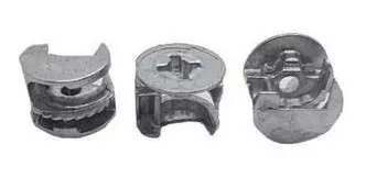 Kit Promocional C/ 200 Tambor Minifix 15X11 Natural P/15 Mm + 200 Tapa Furos Adesivos Branco Tx 19 Mm
