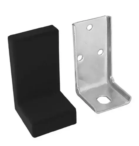 Suporte Aéreo Reforçado Em Aço Com Capa Plastica Preto (Embalagem Industrial Com 100 Un)