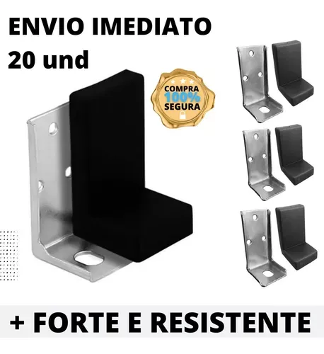 Suporte Aéreo Reforçado Em Aço Com Capa Plastica Preto (Embalagem Industrial Com 100 Un)