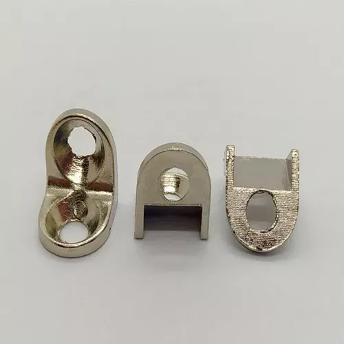 Suporte De Prateleira 2 Furos 13,5 X 13,5 Leve Niquelado (Kit Com 100 Un)
