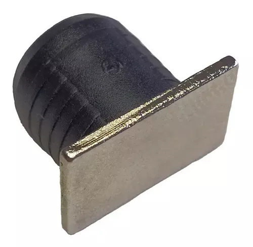 Kit C/100 Un Suporte de prateleira (Uniblock) Invisivel Niquelado