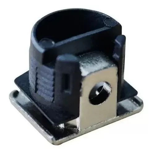 Kit C/100 Un Suporte de prateleira (Uniblock) Invisivel Niquelado
