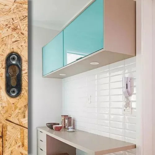 Suporte De Nicho Tipo Presilha Metálica Zinco Amarelo (Kit Com 25 Un)