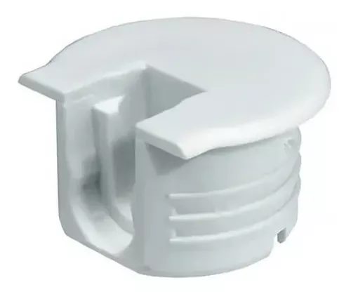Suporte De Prateleira Plástico Vb 135 / Rafix Tab 20 Branco (Kit Com 100) Suporte De Prateleira Plástico Vb 135 / Rafix Tab 20 Branco (Kit Com 100)