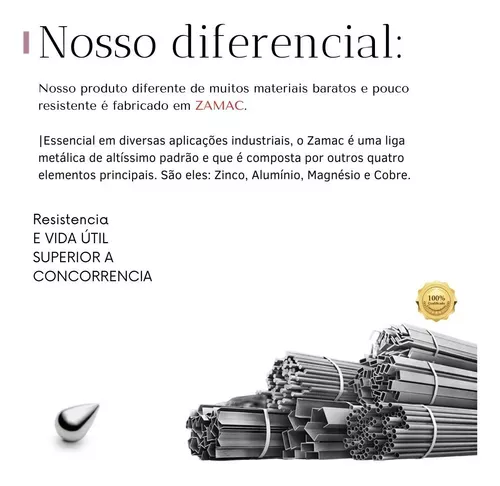 Kit Promocional Dispositivo Vb 36/16 Niquelado + Pf Vb Du 279 (Longo) (Kit C/100 Un)