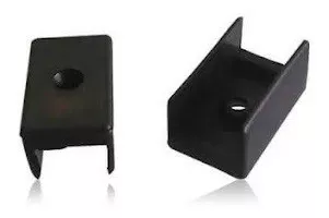 Sapata Deslizante 15 X 27 Mm Preta (Kit Com 200 Un) Sapata Deslizante 15 X 27 Mm Preta (Kit Com 200 Un)