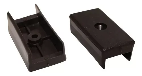 Sapata Deslizante 15 X 27 Mm Preta (Kit Com 200 Un) Sapata Deslizante 15 X 27 Mm Preta (Kit Com 200 Un)