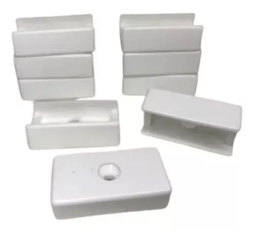 Sapata Deslizante 15 X 27 Mm Branca (Kit Com 200 Un) Sapata Deslizante 15 X 27 Mm Branca (Kit Com 200 Un)