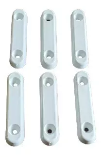 Sapata Deslizante 12 X 50 Mm Branca (Kit Com 200 Un) Sapata Deslizante 12 X 50 Mm Branca (Kit Com 200 Un)