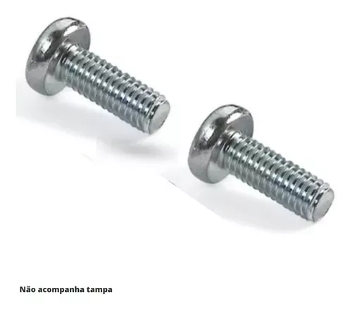 Parafuso 1/4 X 1/2 Pol. Cab. 13 Tamp. F. Philips Rosca Maq. Zb (Kit com 50)