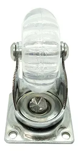 Rodizio Silicone (Gel) 50Mm Fix Chapa Plana 42 X 42 Sem Freio (Kit Com 10 Unidades) Rodizio Silicone (Gel) 50Mm Fix Chapa Plana 42 X 42 Sem Freio (Kit Com 10 Unidades)