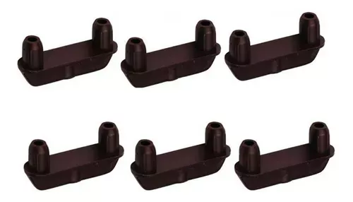 Guia Inferior Para Sistema De Portas De Correr Stb 35 Hettich (Kit Com 6 Unidades)