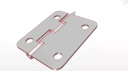 Dobradiça Central Para Kit Wing Line 26 Hettich (Kit Com 4 Peças)