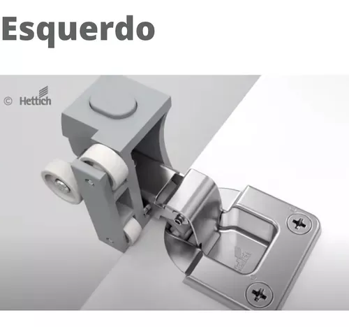Rodizio Superior Para Kit Wing Line 26 Hettich Lado Esquerdo Rodizio Superior Para Kit Wing Line 26 Hettich Lado Esquerdo