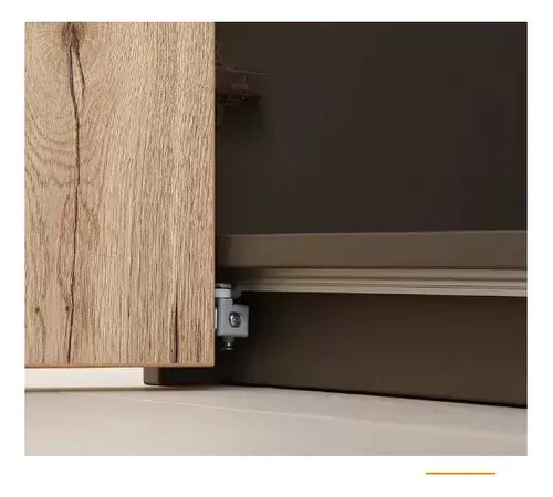 Sistema De Portas Articuladas Wing Line L Com Self Closing Hettich Lado Esquerdo